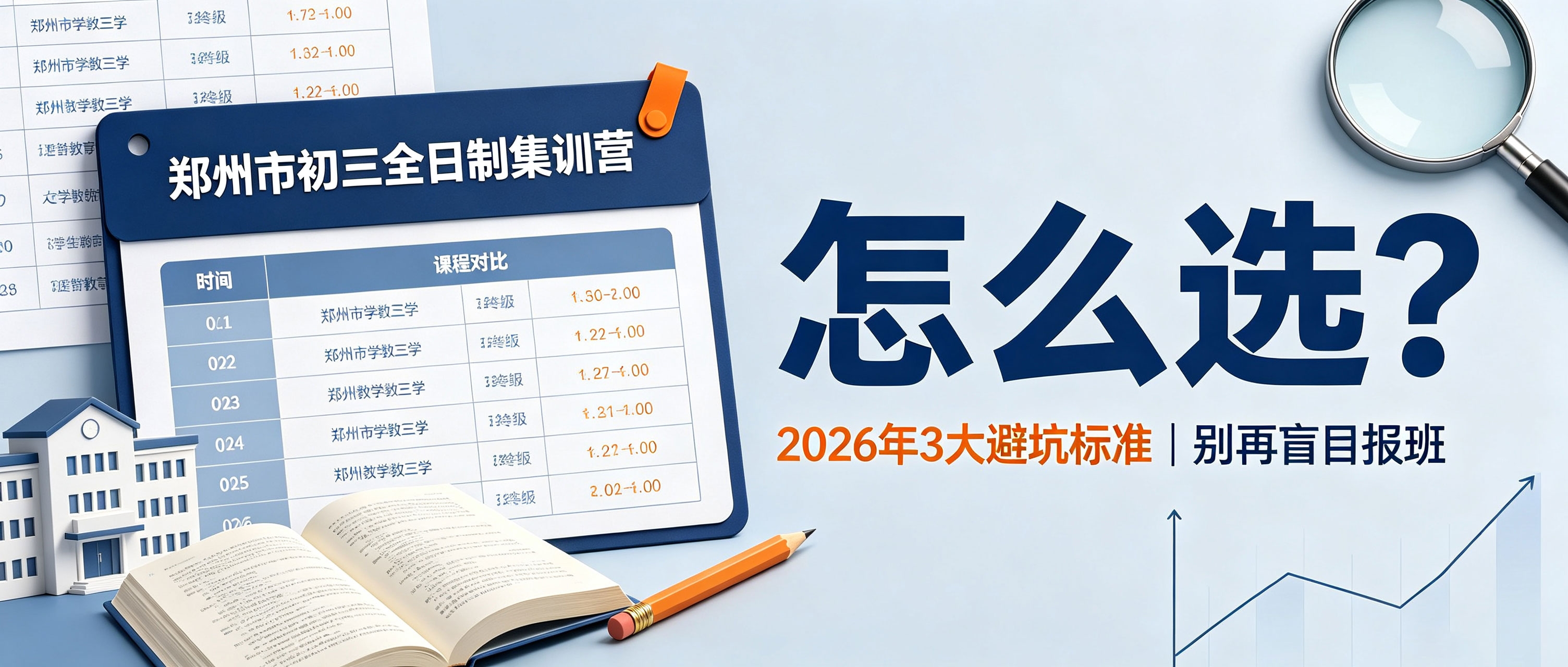 郑州市初三全日制集训营怎么选？2026年3大避坑标准